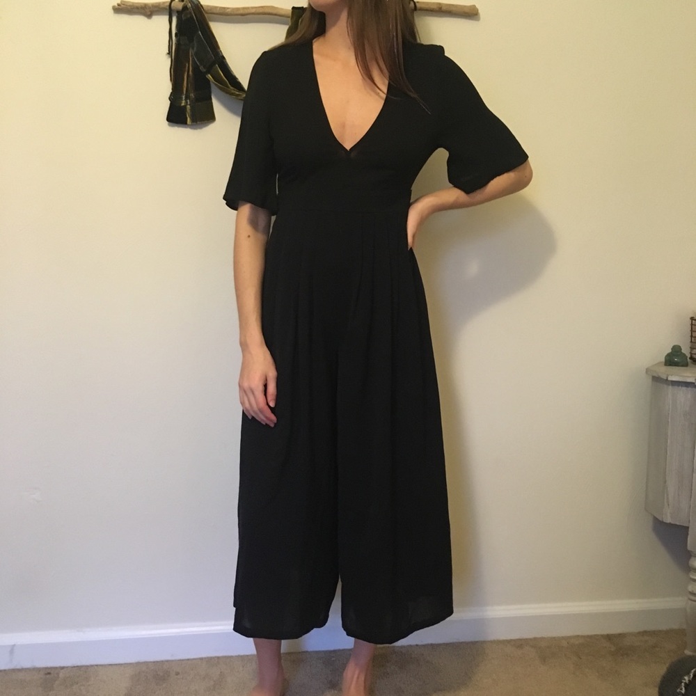 She + Sky Black Jumpsuit